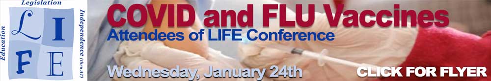 COVID AND FLU VACCINES AT LIFE CONFERENCE
